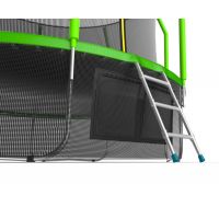 Батут EVO JUMP Cosmo 12ft (Green) с нижней сеткой